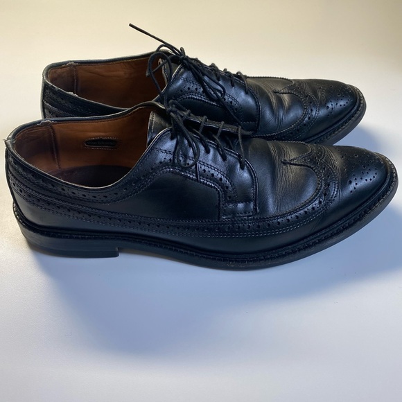 ALLEN EDMONDS MCALLISTER BLACK WINGTIP 10.5D - Picture 3 of 14